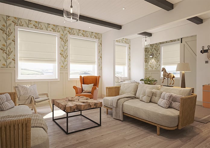 Calvert, Snow - Twist&Fit Roman Blind - Image 7